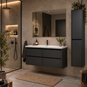 Norbad Torino Komplett Pakke 120 cm antrasitt