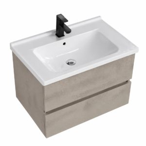 Servant 80 cm hvit porselen